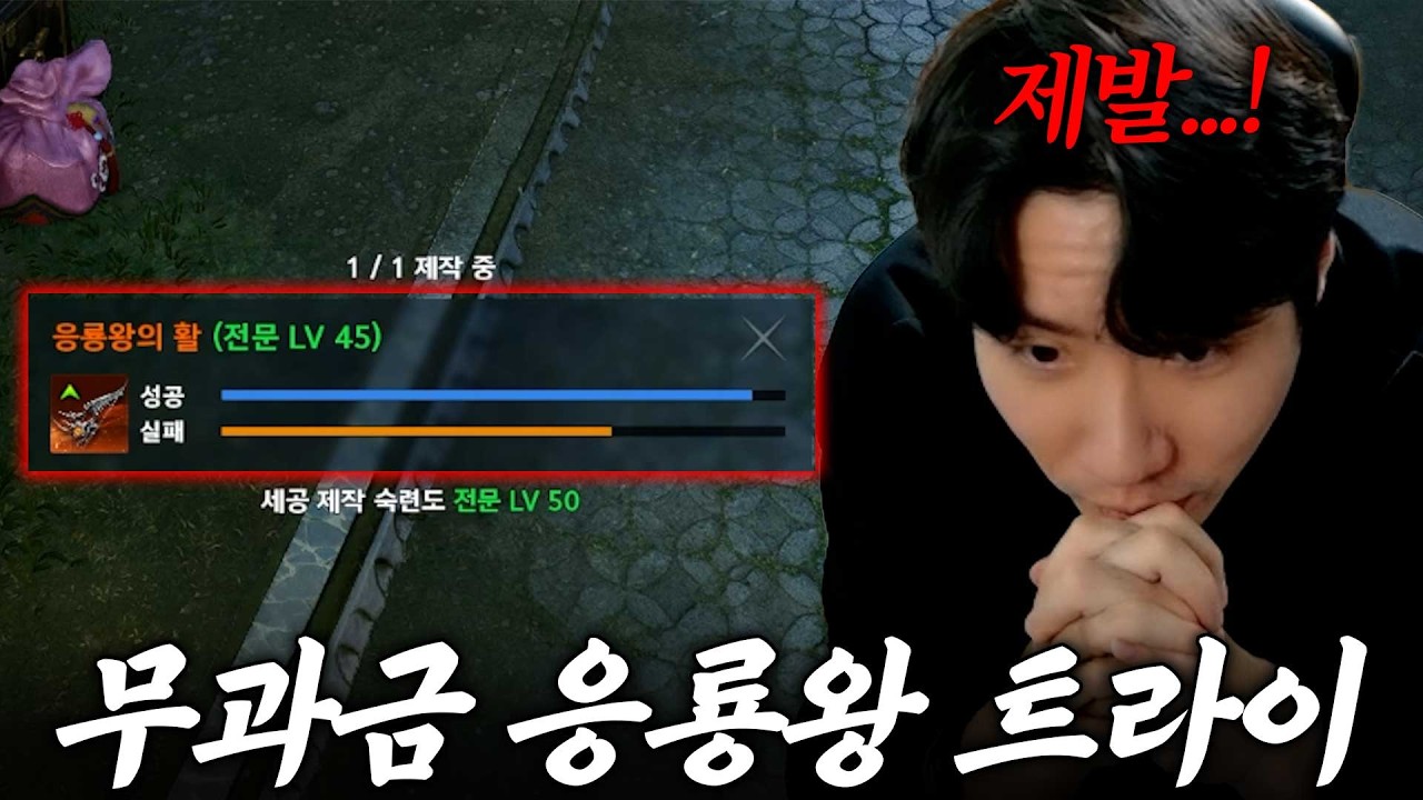 무과금으로 8일동안 영끌해서 응룡/기룡 무기 도전 하는 사람 [아이온2]