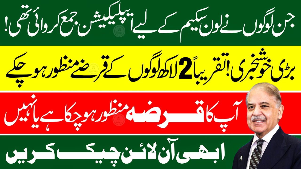 PM Youth Loan Scheme 2025 Status Check | PM Youth Loan Scheme 2025 Nadra Verification