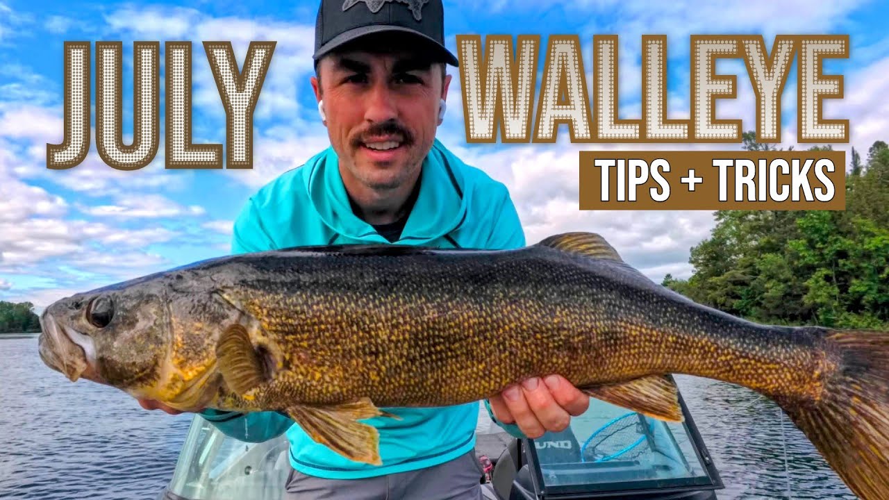 JULY WALLEYE TIPS that Work! (Full Summer Patterns)