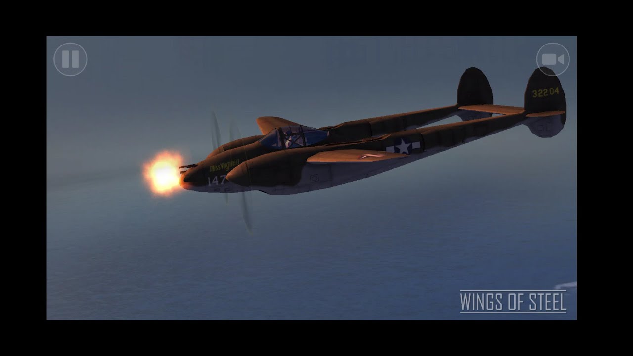 Wings of Steel Survival Mode P 38 Lightning 26 kills