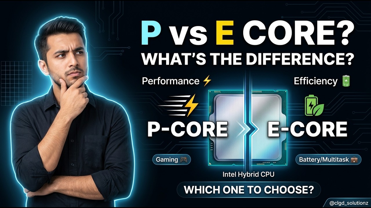 Processor Common Question? l What is P Core and E Core? l Which Should You Choose?