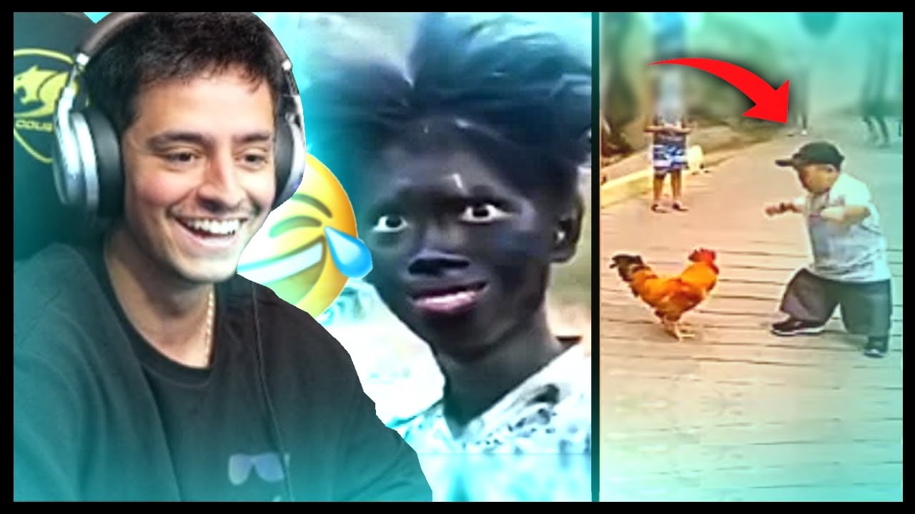LOUD CORINGA REAGINDO A VIDEOS ENGRAÇADOS  DO TIK TOK TENTE NÃO RIR