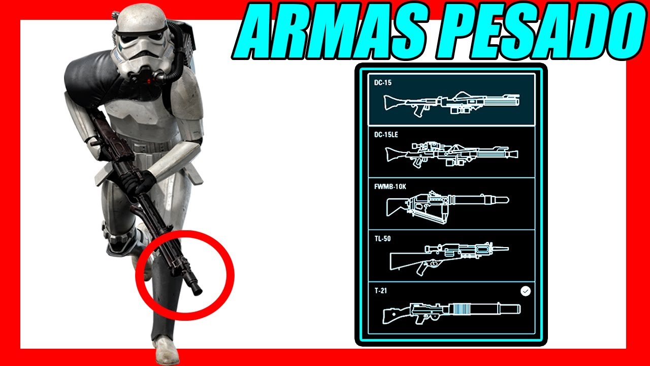 ✅¡La MEJOR Guía ACTUALIZADA! Armas del PESADO [2023] // Star Wars Battlefront 2