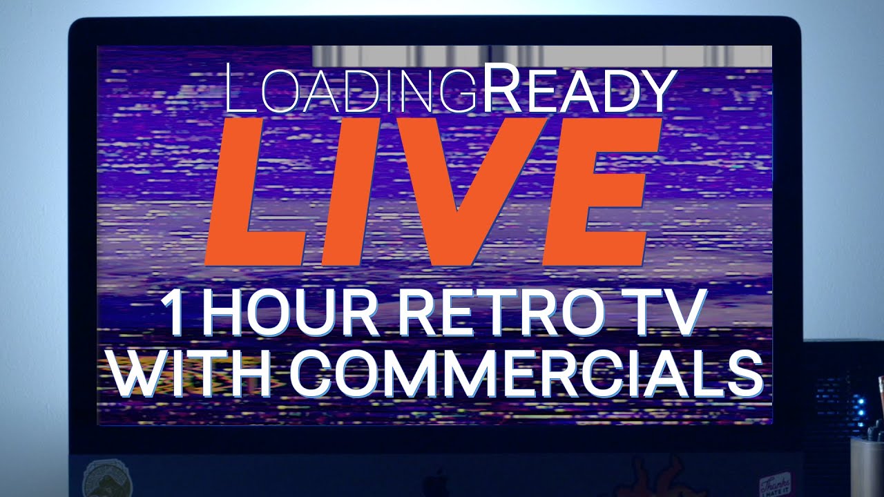 1 hour retro TV with commercials || LoadingReadyLIVE Ep79