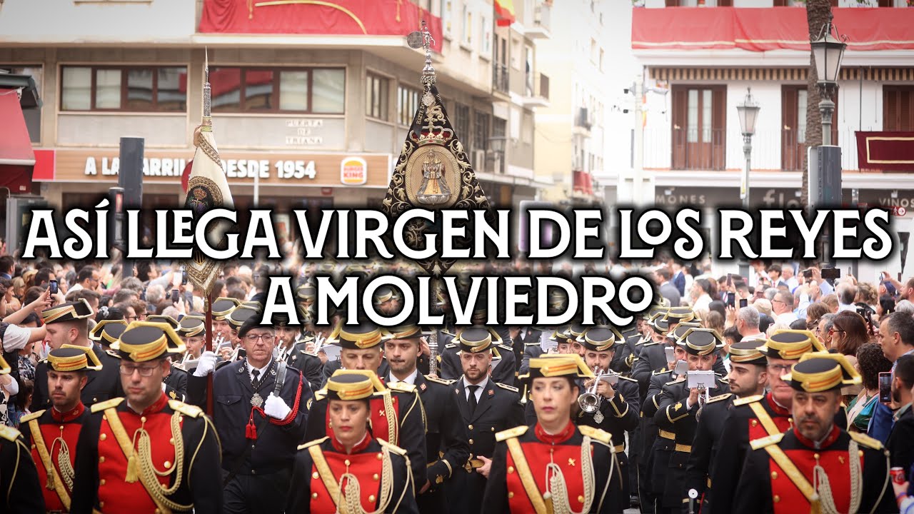 [4K] ASÍ LLEGA VIRGEN DE LOS REYES A MOLVIEDRO || PASACALLES 2024 || BAJO PALIO CARIDAD