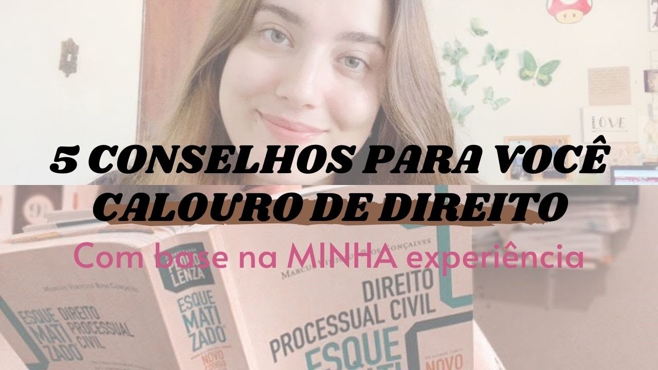 DICAS PARA CALOUROS DE DIREITO