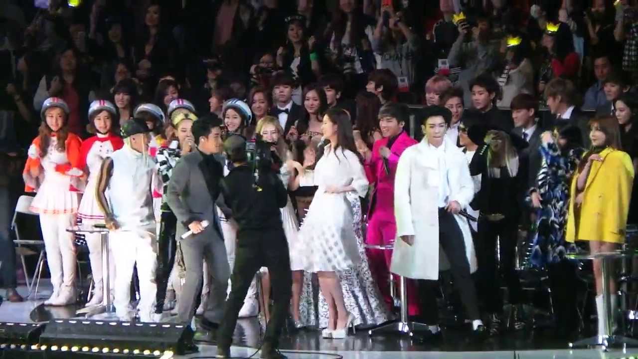 131122 Lee Hyori & SNSD Dancing with Bigbang @ MAMA 2013