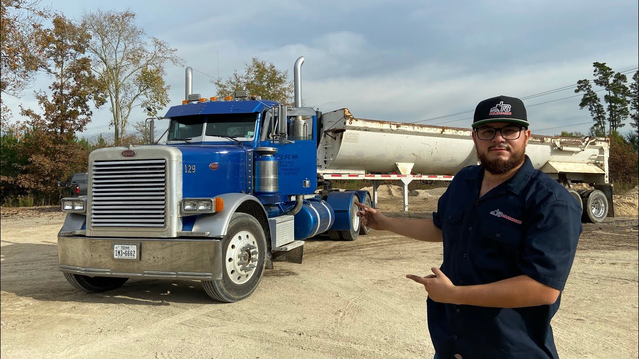 peterbilt 379 with a cummins 365 big cam, 13 speed shifting and jakes
