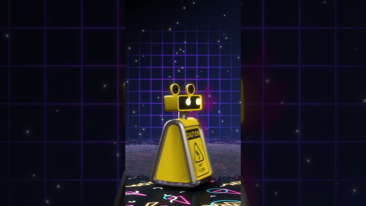 Wet Floor Bot FNaF Security Breach Animation