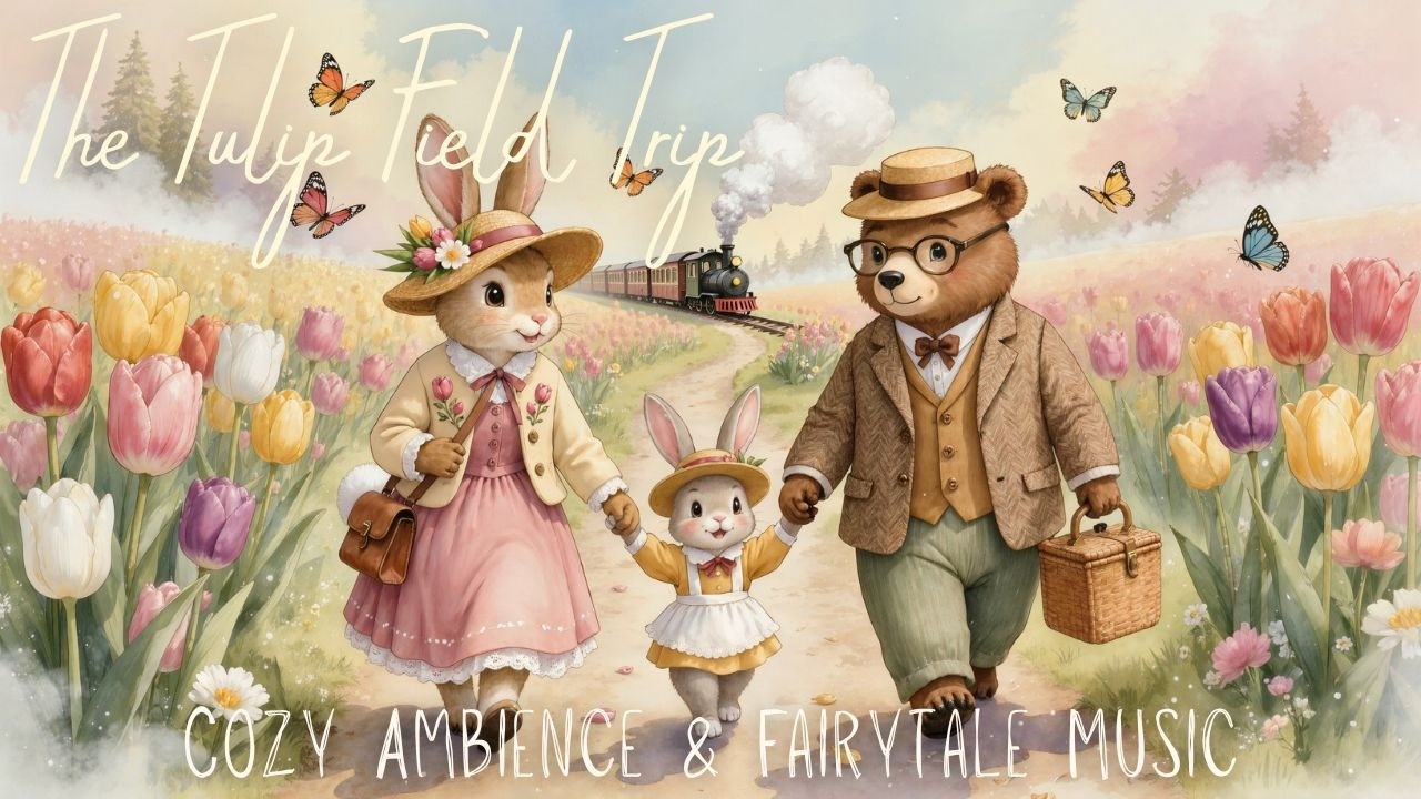 The Tulip Express 🌷 Cozy Fairytale Music for Relaxing, Reading & Sweet Dreams