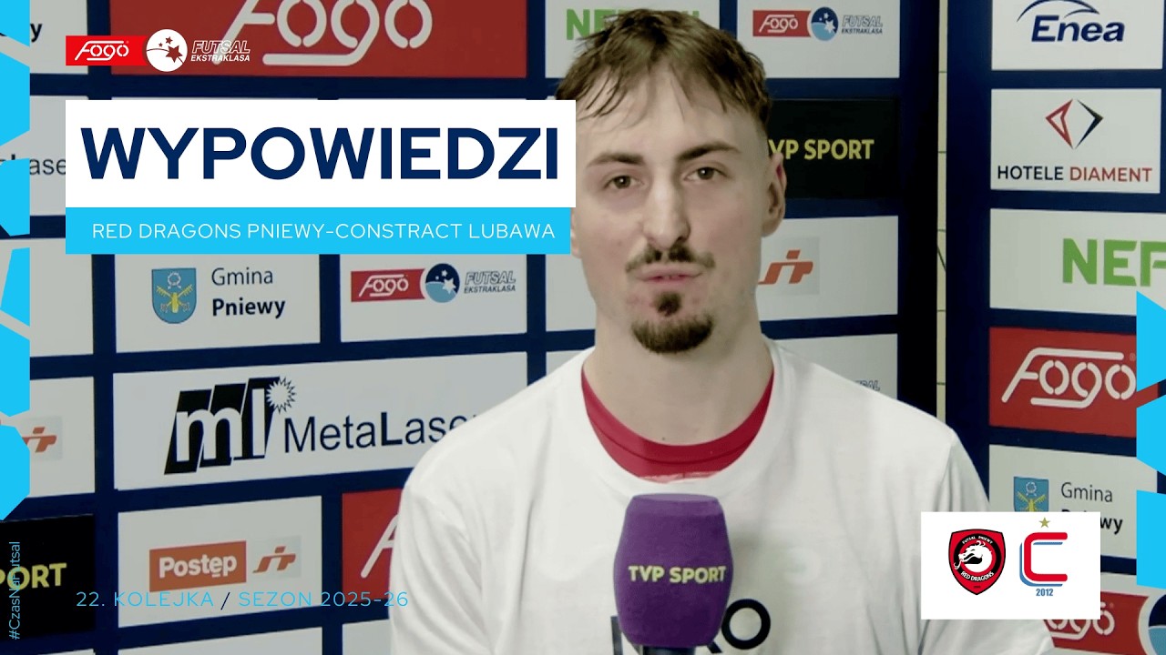 Red Dragons Pniewy - Constract Lubawa 5:5 WYPOWIEDZI 22. kolejka (2025/26)