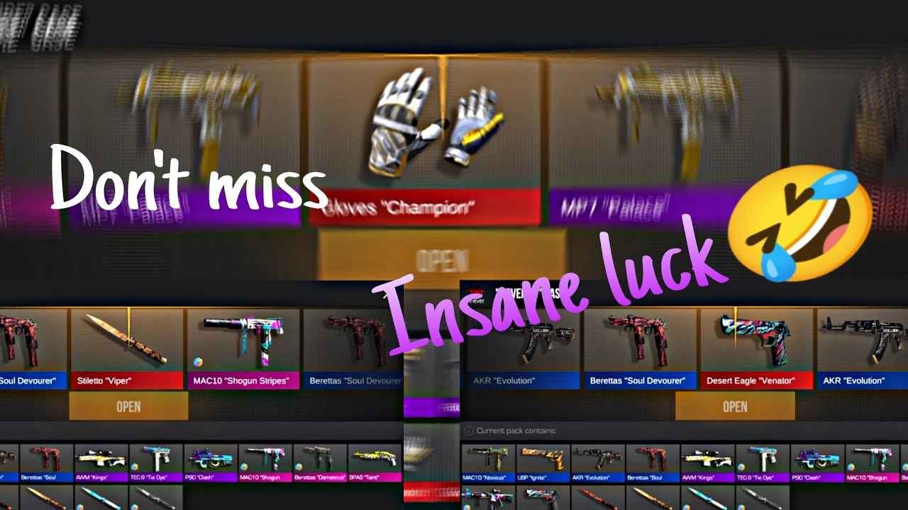 99.99%INSANE LUCK 😱🔥 | case opening 10+ | standoff 2