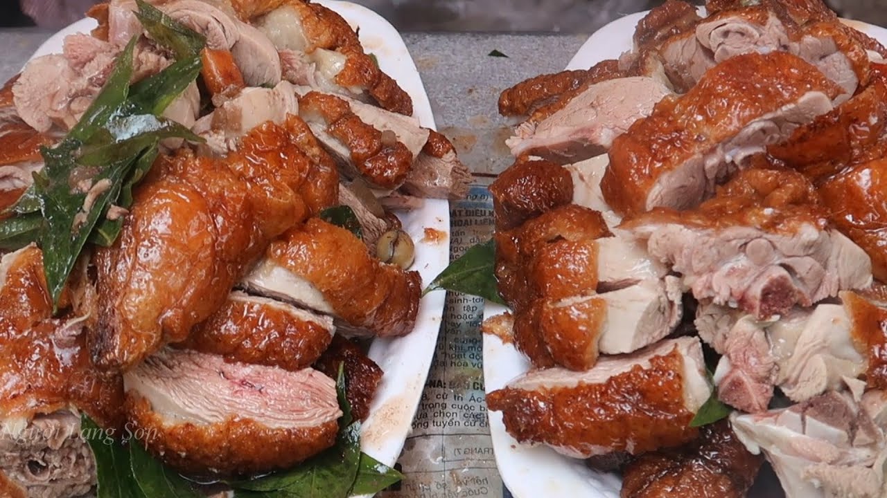ĐẾN VỚI ẨM THỰC CHỢ LỘC BÌNH BẠN SẼ MÊ MẨN VÌ TOÀN MÓN NGON VỊT QUAY LỢN QUAY