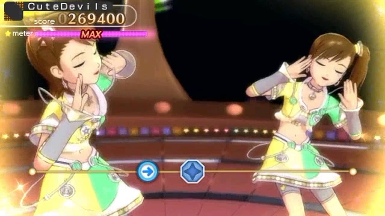 PSP iM@S Shiny Festa | Debut Gameplay Futami Twins
