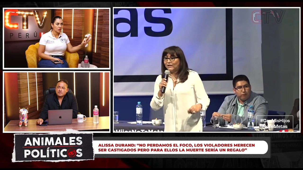 🔴 ALISSA DURAND RESPALDA A MILAGROS AGUAYO: 