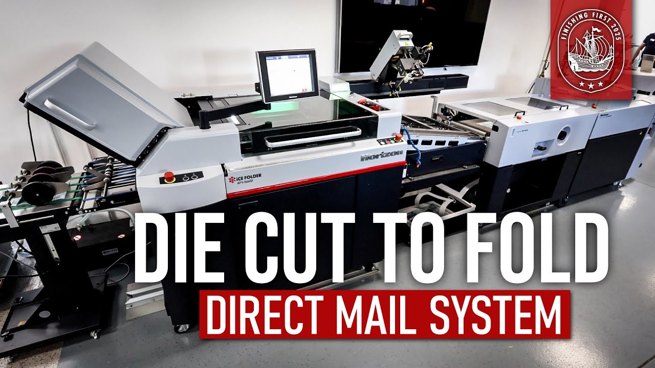 Die Cut to Fold Direct Mail System | Horizon Finishing First