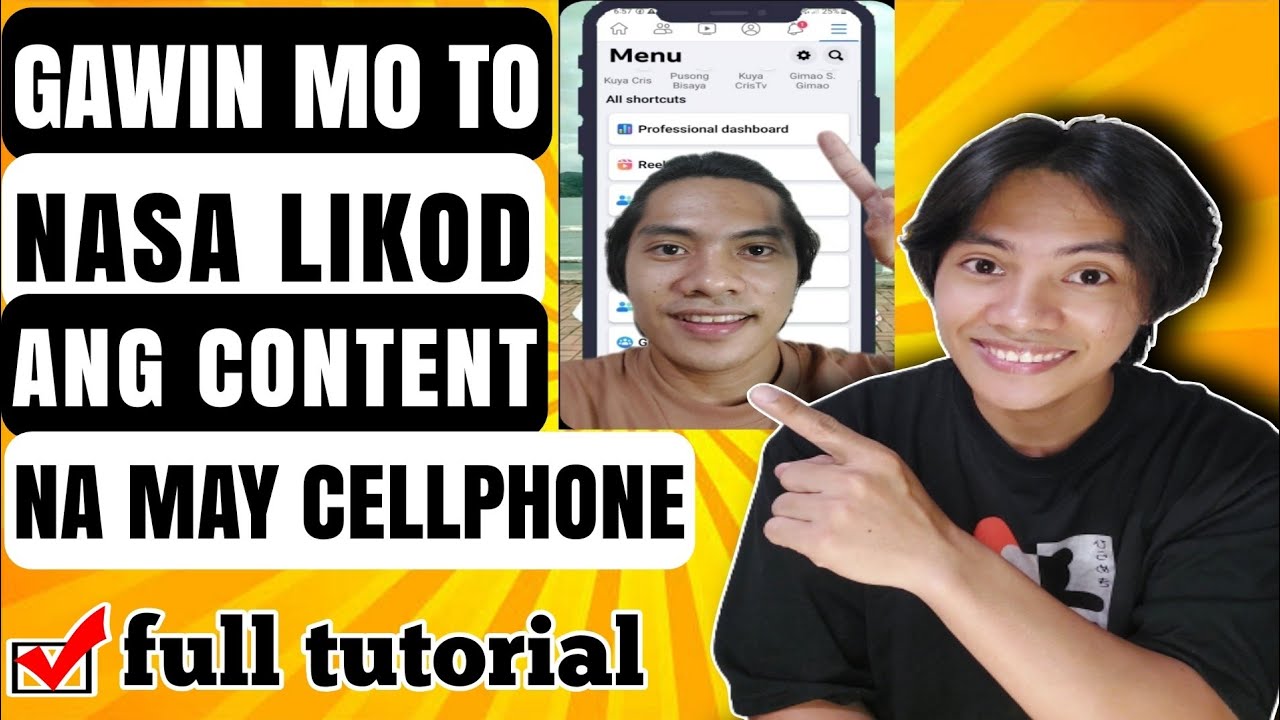 Paano gawin ang cellphone background sa content video gamit ang capcut app