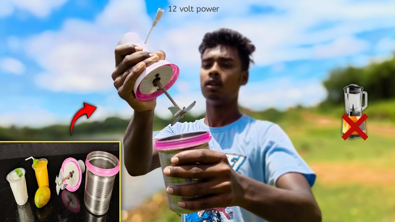 गर्मी में लस्सी का मजा लीजिए || How To Make Mixer Grinder At Home ||making mixer grinder🥭🥛