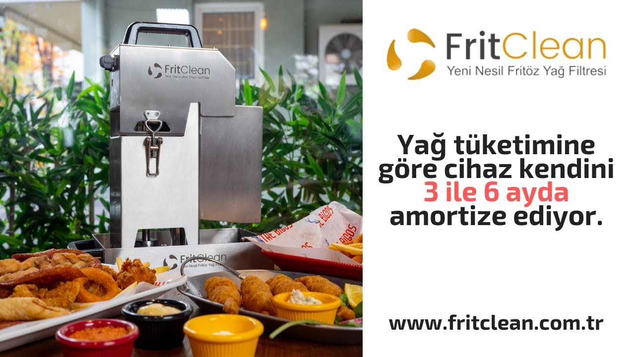Fritclean Kızartma Yağı Filtre Makinesi