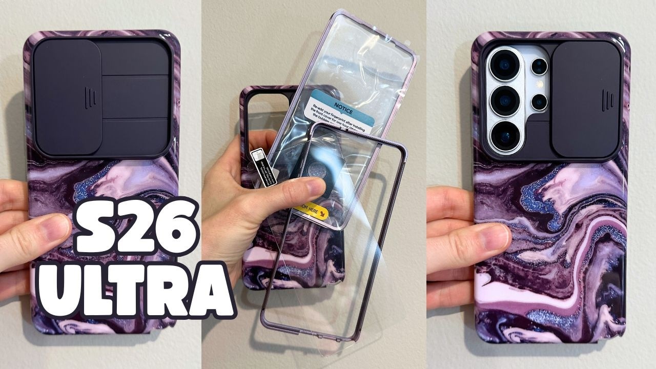 Gviewin Samsung Galaxy S26 Ultra Sliding Camera Cover Case with 2 Front Frames | Full Demo Review