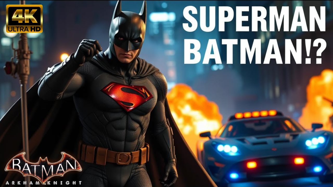 "Batman as Superman? Batmobile Races & Epic Battles! 🔥 | 4K Gameplay - Shazzz Gaming"