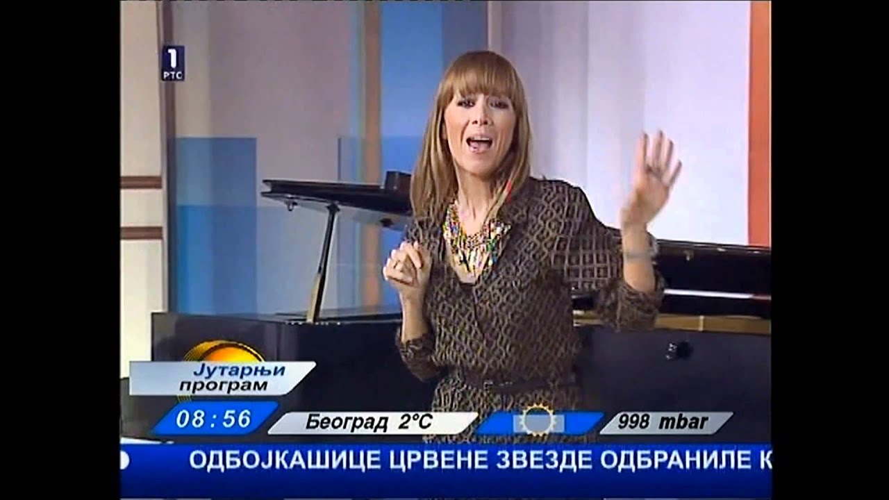 Ana MIlenković - Perfect match@Jutarnji program RTS1 21.02.2011