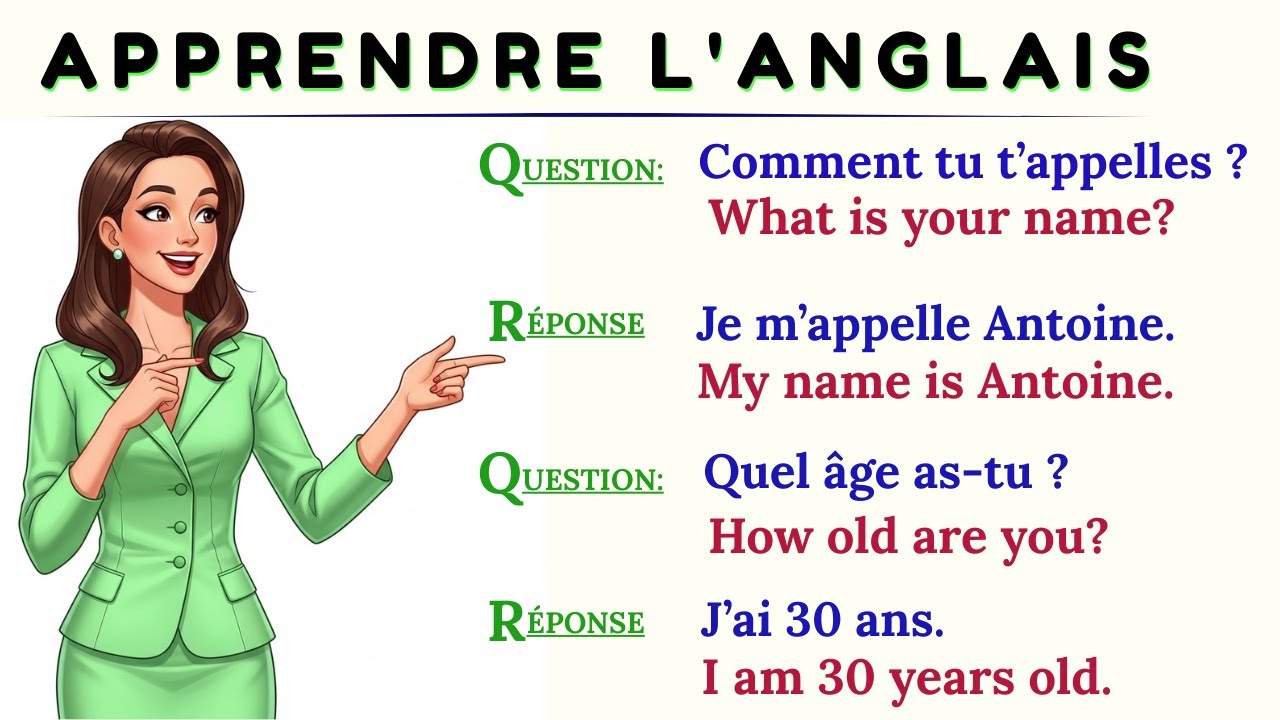 Dialogues anglais de base pour débutants et intermédiaires | expressions anglaises | l'anglais