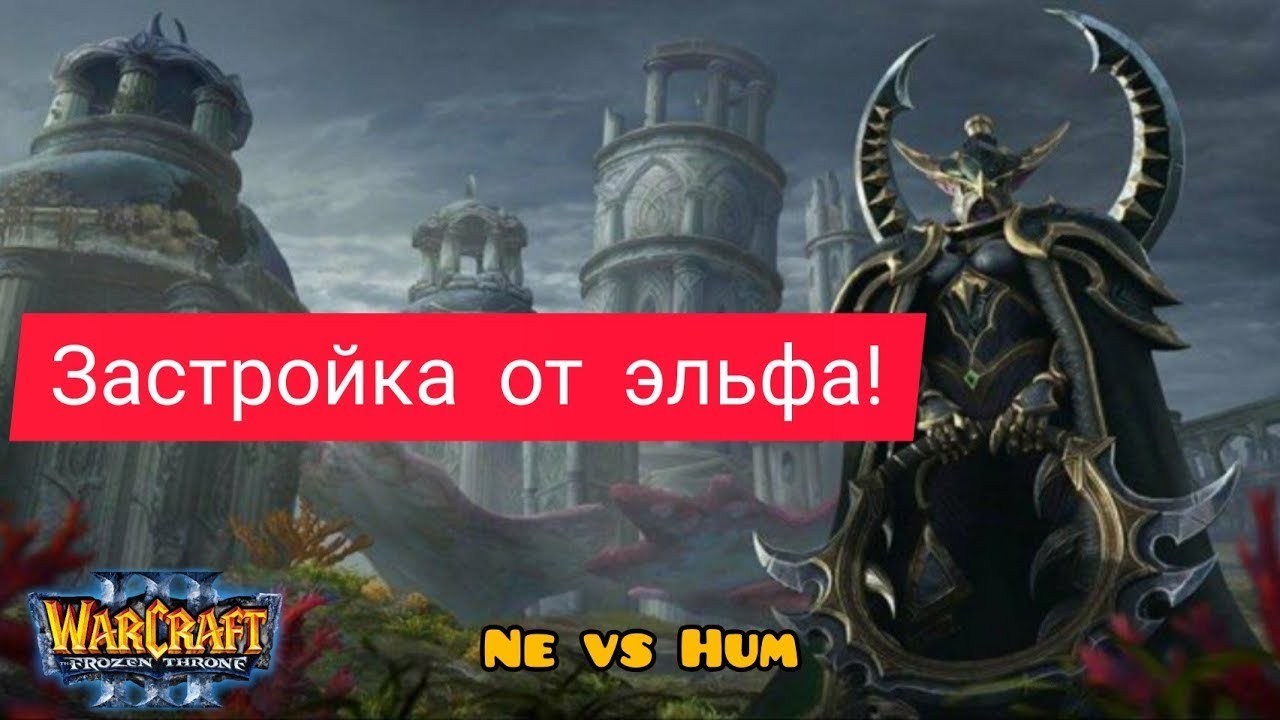 Застройка от эльфа‼️ Rudan Ne vs Reprisal Hum Warcraft 3 Frozen Throne