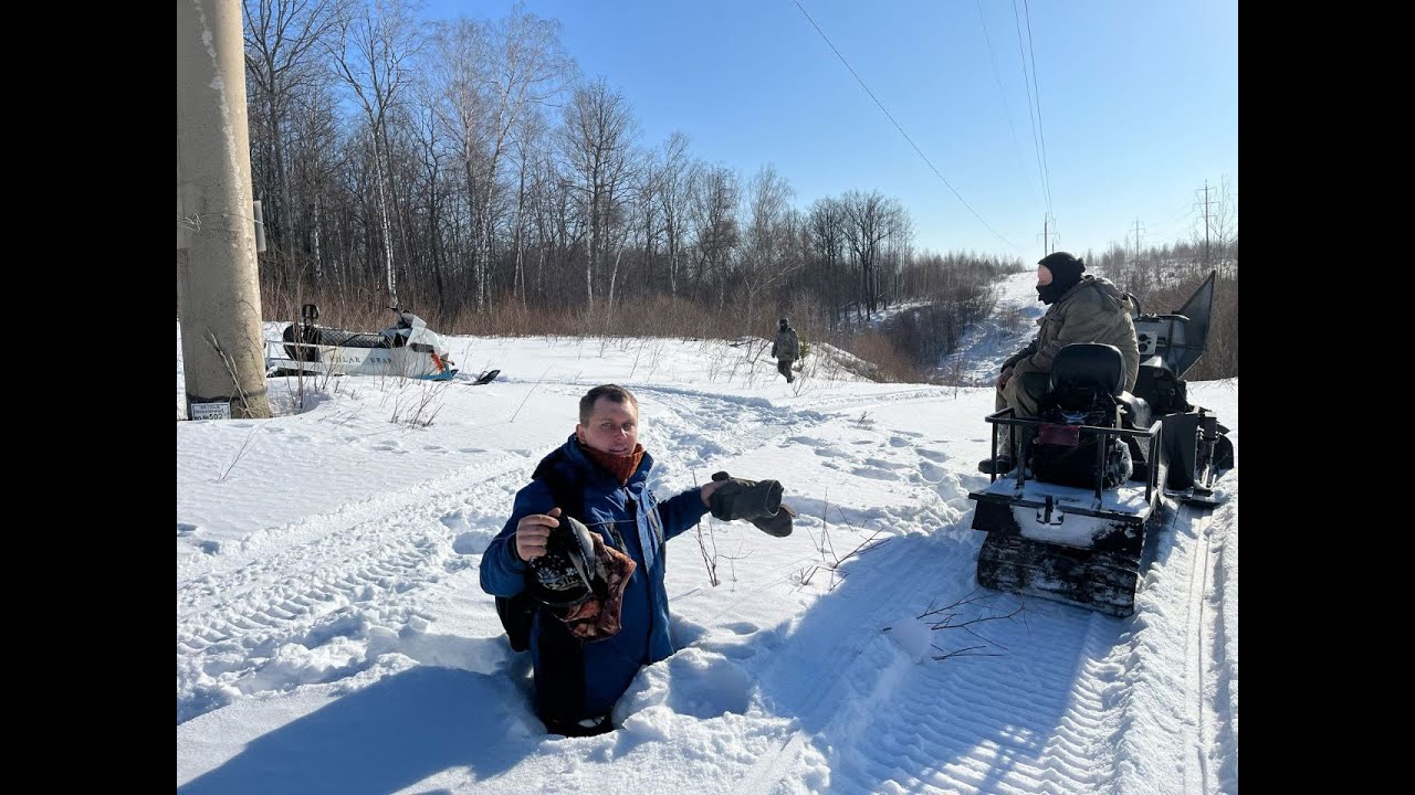На снегоходах 80 километров в минус 33