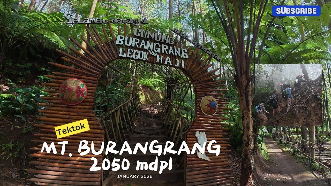 Perjalanan Tektok Gunung Burangrang (2.050 mdpl) via Legok Haji.