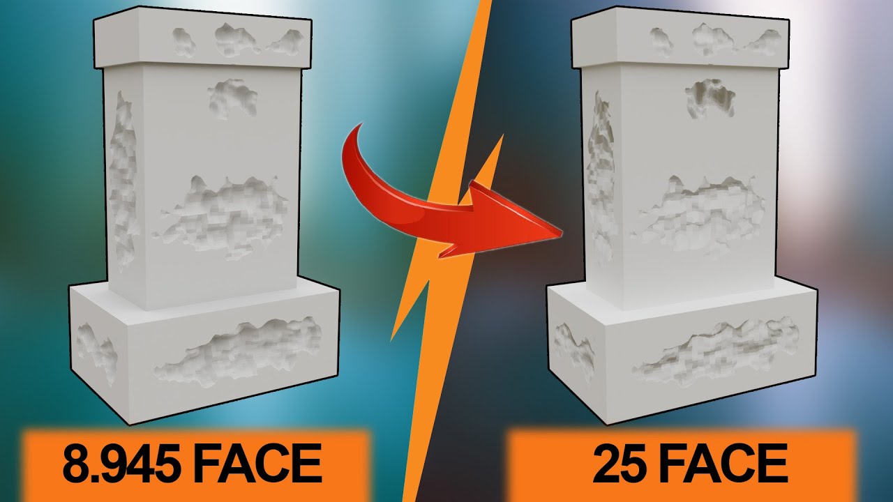Blender İle High Poly Modelden Normal Map Bake Alma