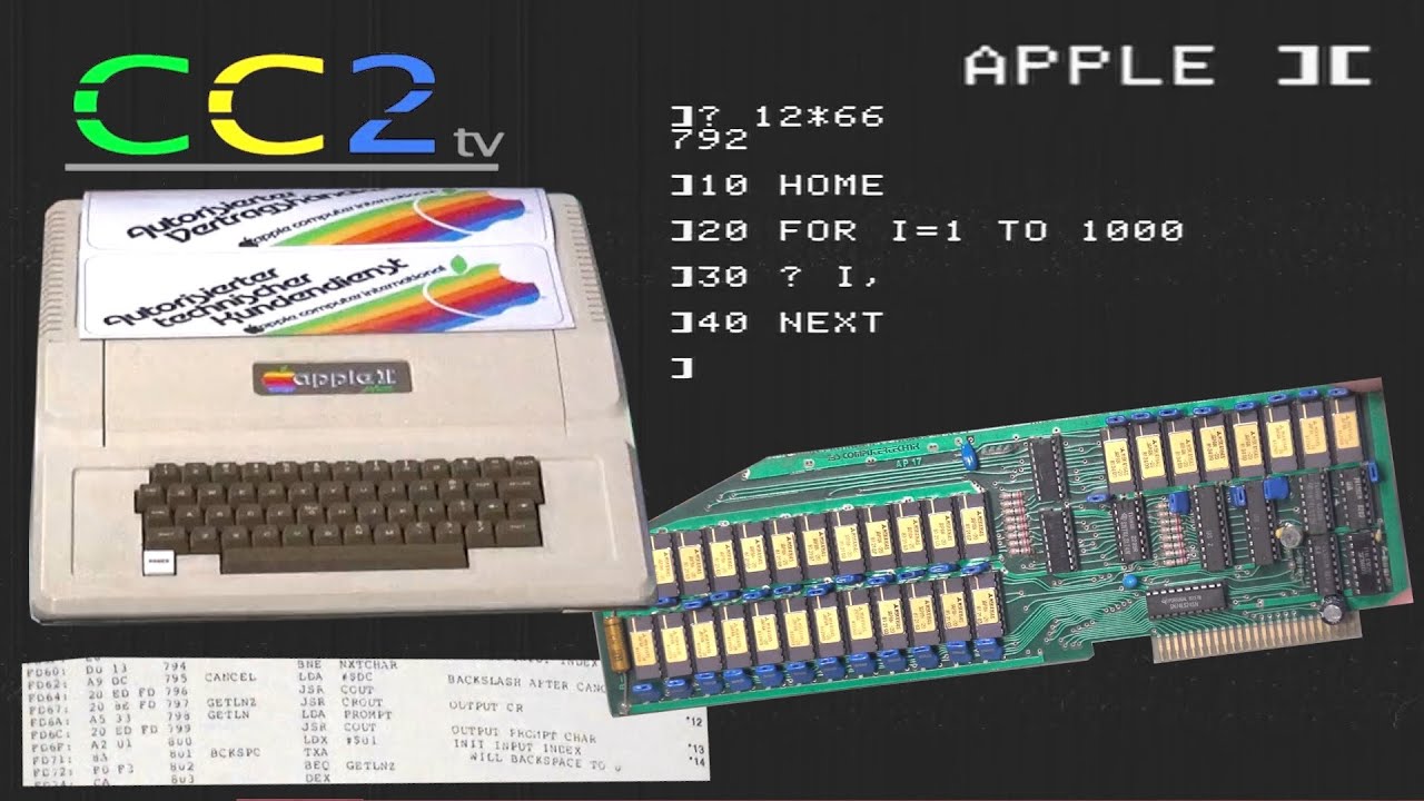 Der Apple ][, ein Computer-Urahn! (CC2tv Folge 321)