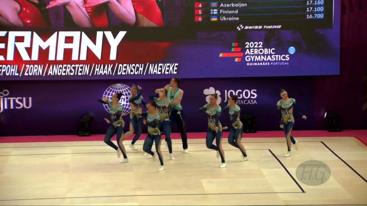 Germany (GER) - 2022 Aerobic Worlds, Guimaraes (POR) - Aerobic Dance Qualifications