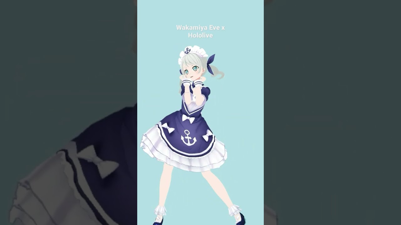 「MMD」I'm your treasure box あなたは マリンせんちょうを たからばこからみつけた #mmd #mmdshorts #bandori #shorts