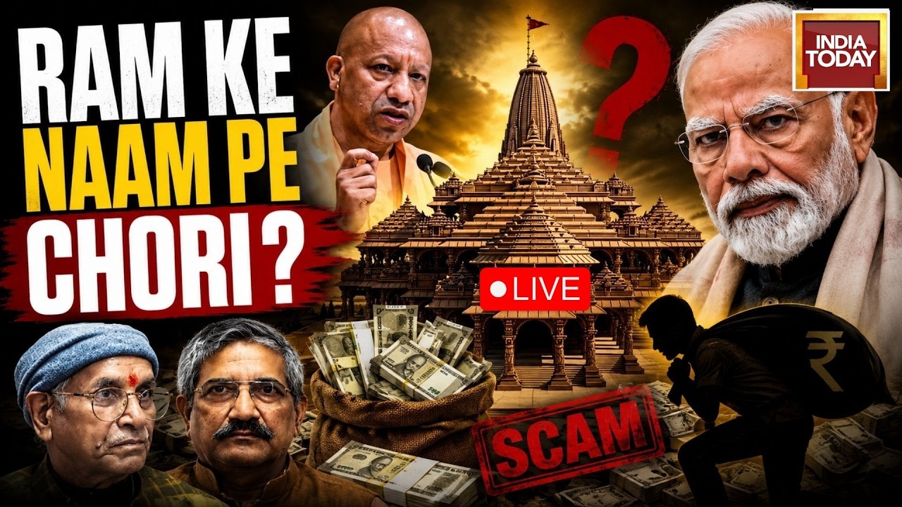 Ram Mandir News LIVE: Ram Mandir Donation Theft Linked to Ayodhya Land Scam | India Today LIVE