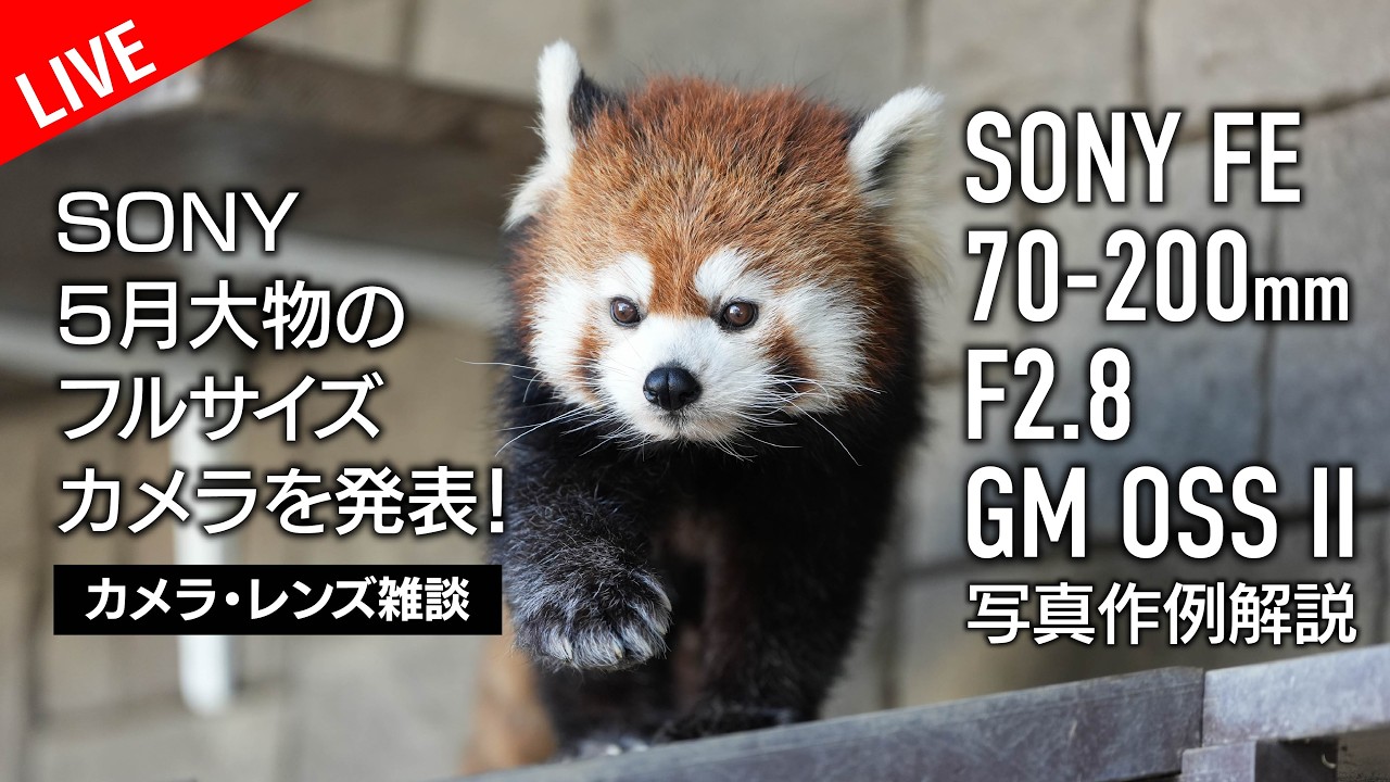 SONY5月大物のフルサイズカメラを発表！FE 70-200mm F2.8 GM OSS II レビュー写真作例解説
