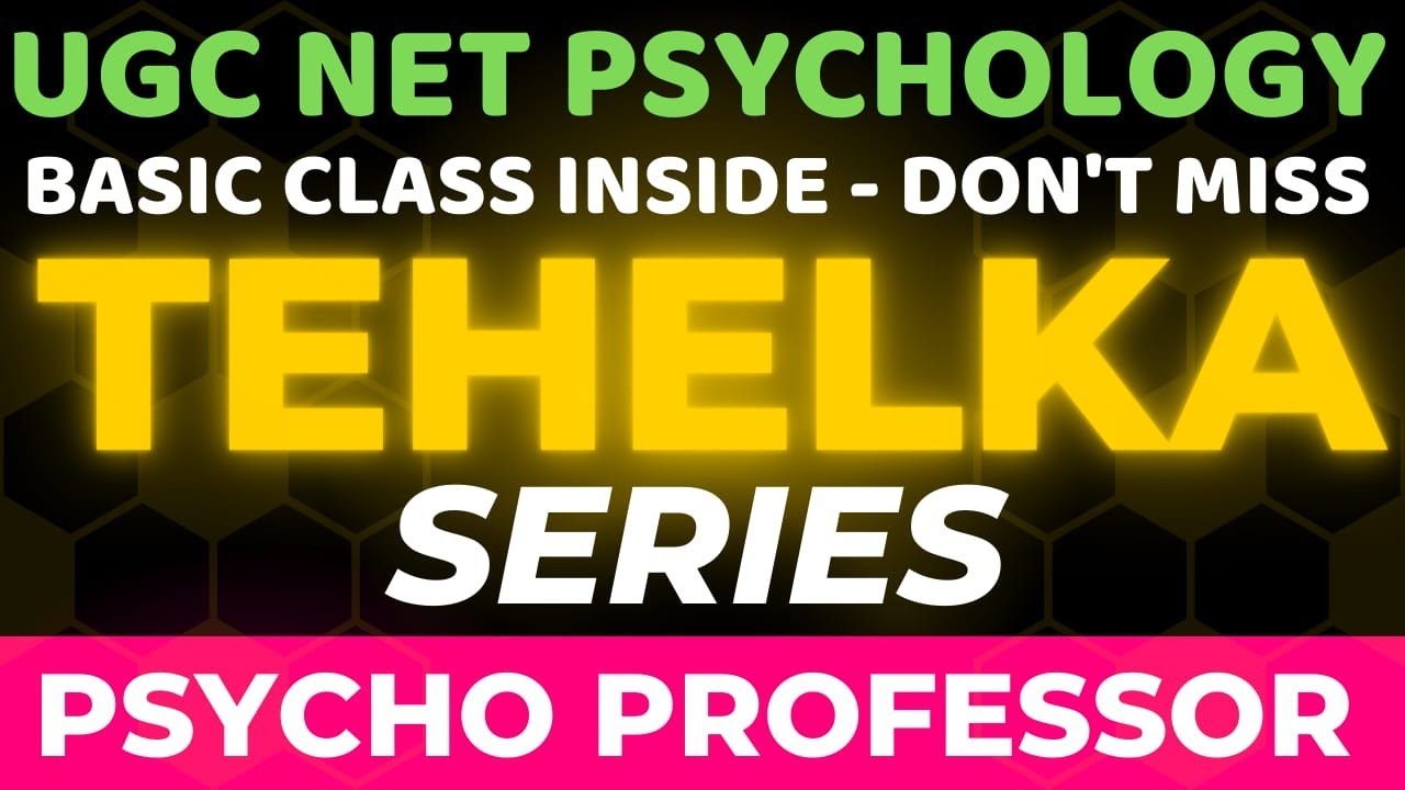 UGC NET PSYCHOLOGY JUNE 2024| UGC NET/JRF PSYCHOLOGY HINDI MEDIUM CLASSES |NET PSYCHOLOGY FREE CLASS