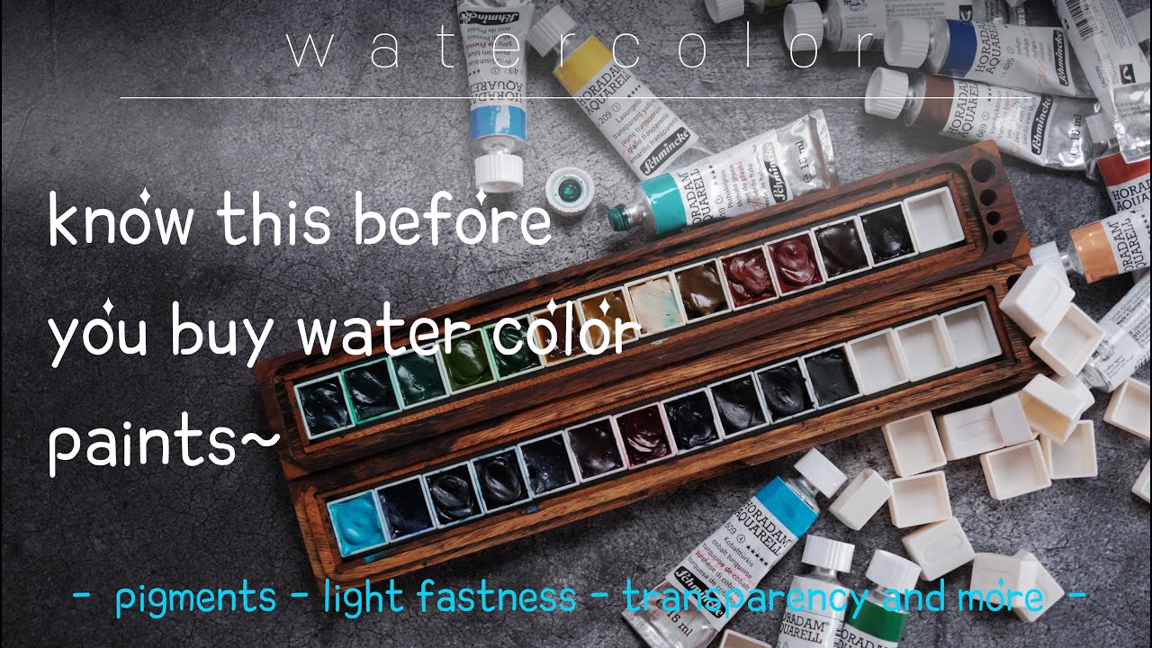 Watercolor Paint Guide : All you need to know (Beginner's Guide)