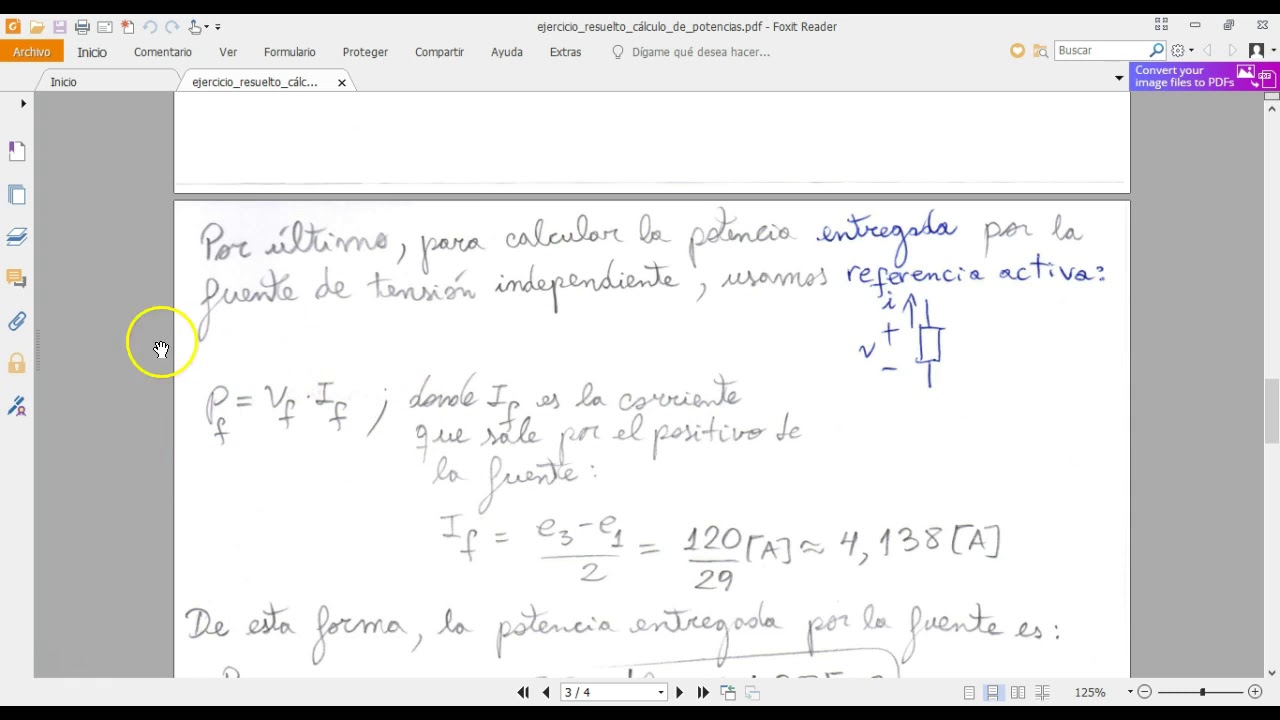 Cálculo de potencias