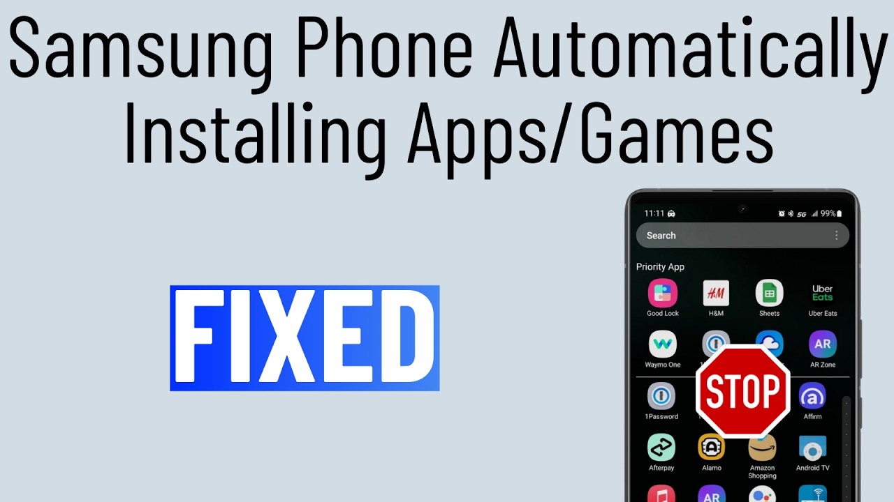 How to Stop Samsung Phone From Downloading Apps and Games By Itself