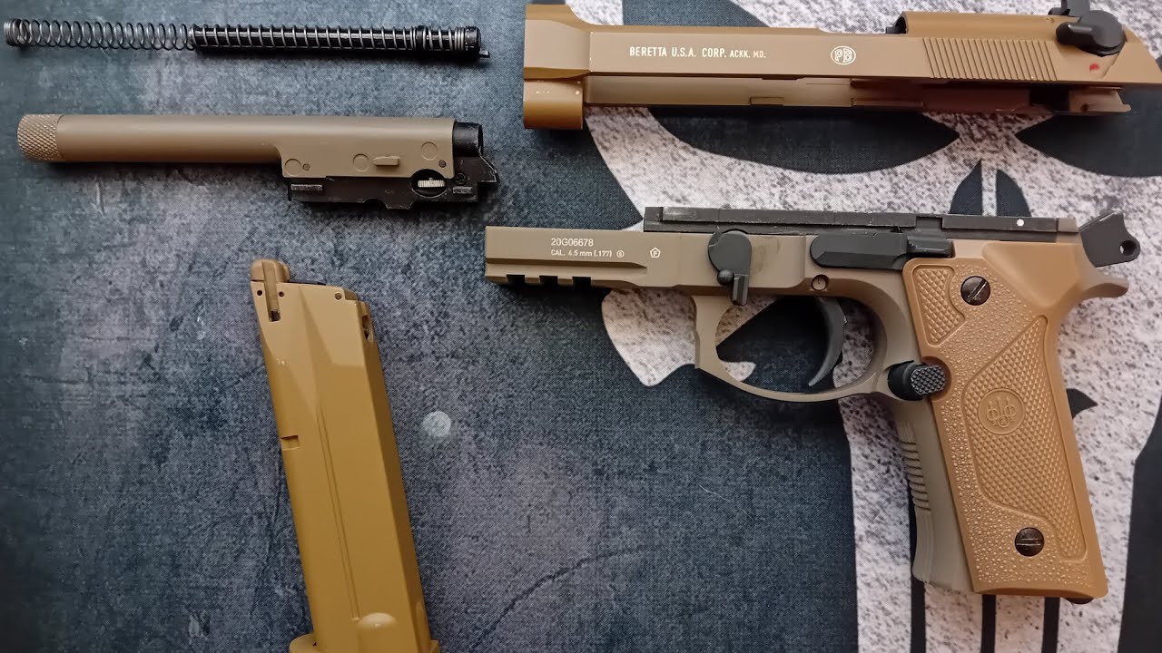 How To Field Strip the Beretta M9A3 co2 4.5mm full metal