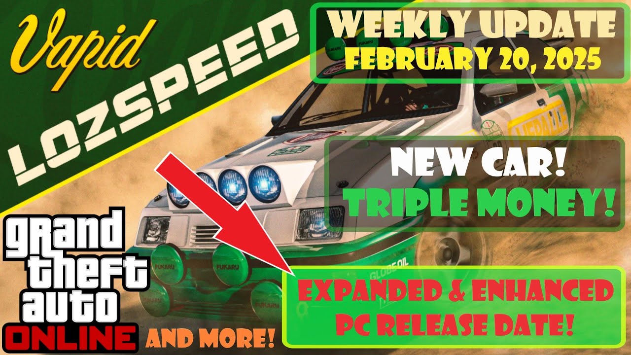 TRIPLE MONEY, NEW CAR, PC E&E News & RELEASE DATE! | GTA Online Weekly Update February 20, 2025