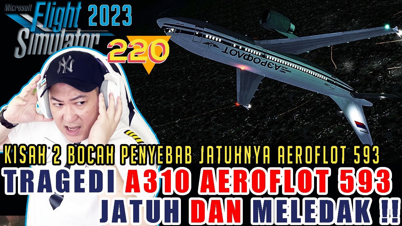 A310 JATUH DAN MELEDAK KARENA 2 BOCIL DIRUANG KOKPIT! AEROFLOT 593 - 63 TEWAS! MSFS 2020 Indo | 220