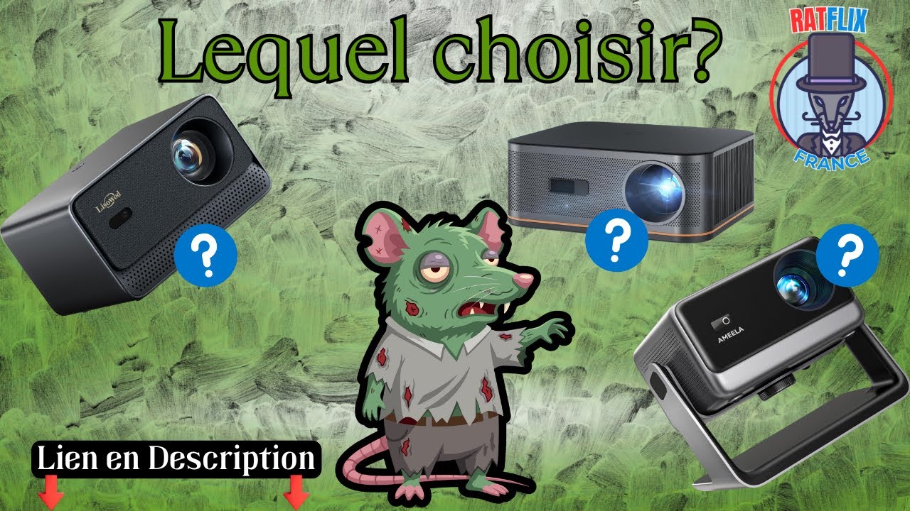 🐀 Ratflix Dégaine son Coup de Cœur Amazon! Ces Vidéoprojecteurs Vont Vous Surprendre 🎥 Abonnez vous!
