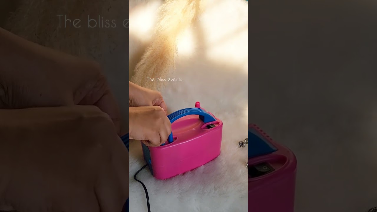 how to use an electric balloon pump #beingaballoonartist #balloonbasics #shorts