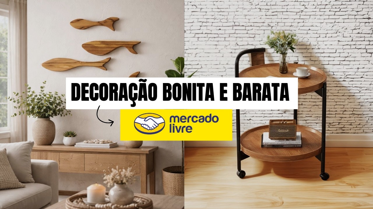 ACHADOS MERCADO LIVRE – DECORAÇÃO BONITA E BARATA QUE VÃO MELHORAR SUA CASA!
