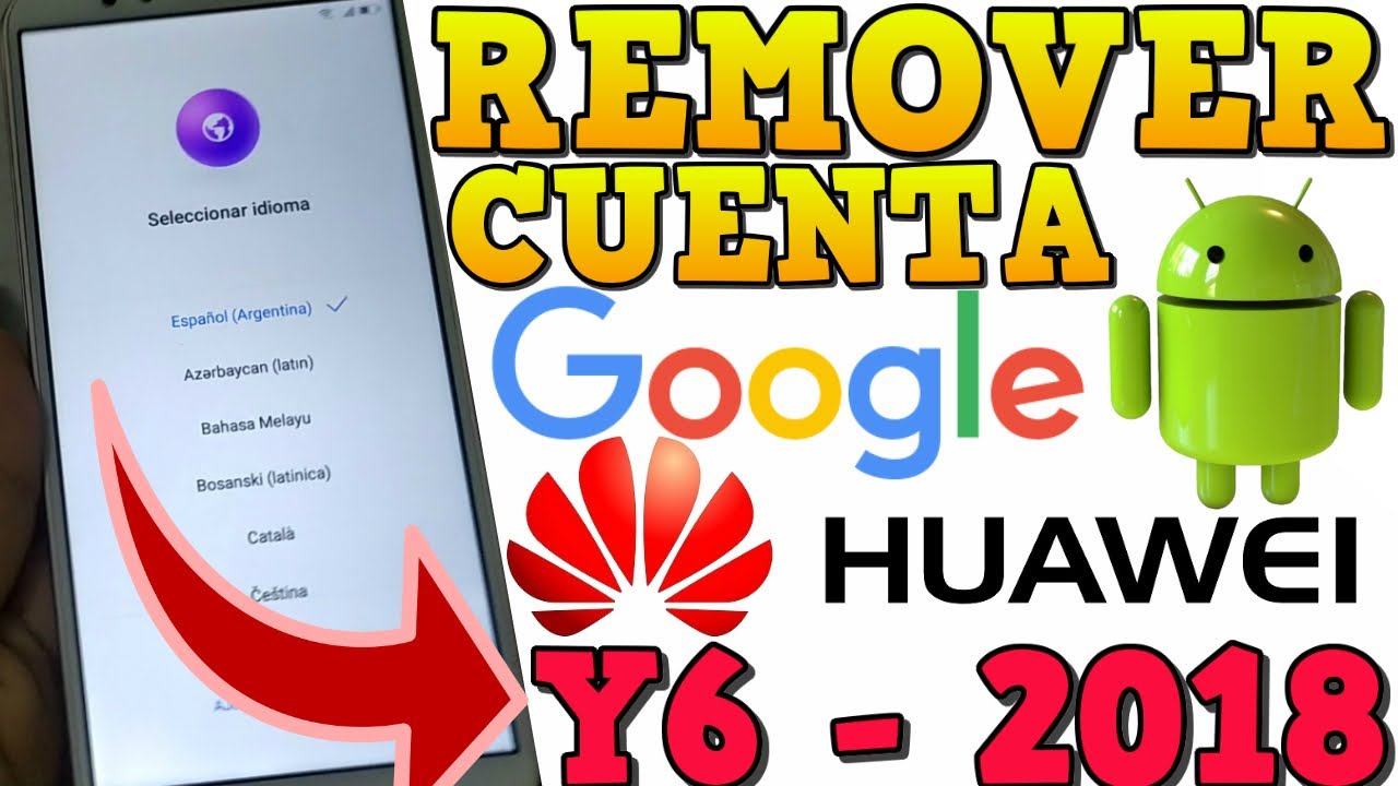 Eliminar Cuenta GOOGLE en Cualquier HUAWEI Y6 2018 -  ATU LX3 Nueva Seguirad 2020 / Nuevo Parche Frp
