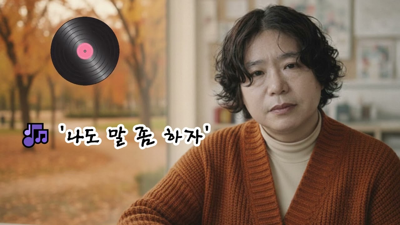 🎶 '나도 말 좀 하자'  🌟 무슨 말을 하려다 다시 삼키고 가 숙인 네 어깨가 가늘게 떨려와 멀어지는 네 마음을 잡지 못해서냐의 시간은 이 자리에 멈춰 서 있다.