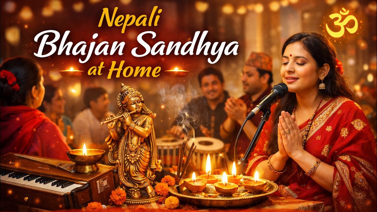 Nepali Bhajan at Home | A Peaceful Evening with Neighbours
