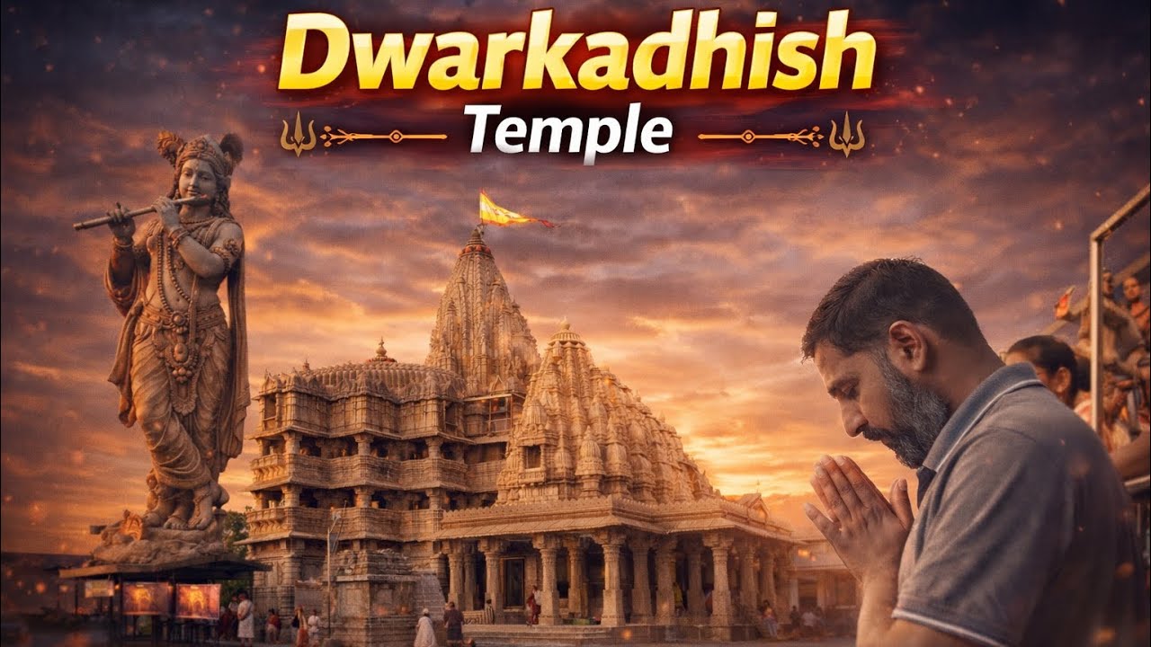 Dwarka temple 🛕 (12 jyotirling + 4 dham yatra)❤️🔱